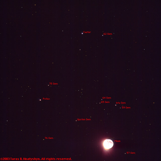Crescent Moon and the Twins